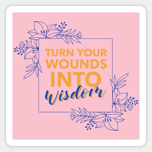 Wisdom Motivational Words Sticker